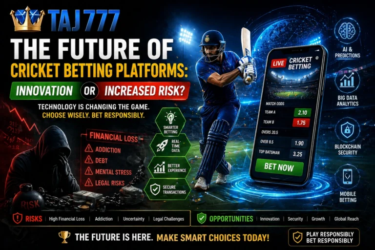 Cricket Betting Platform: The Excitement of Winning or the Risk of Losing Everything?