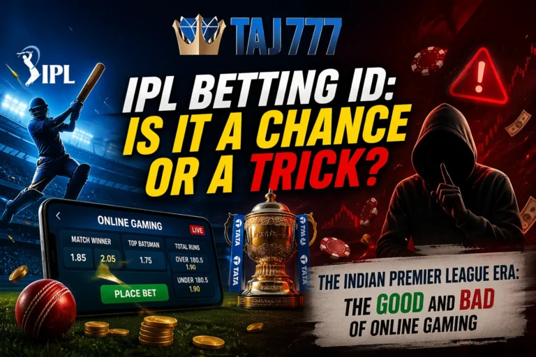 IPL Betting ID: Is it a chance or a trick? The Indian Premier League Era: The Good and Bad of Online Gaming