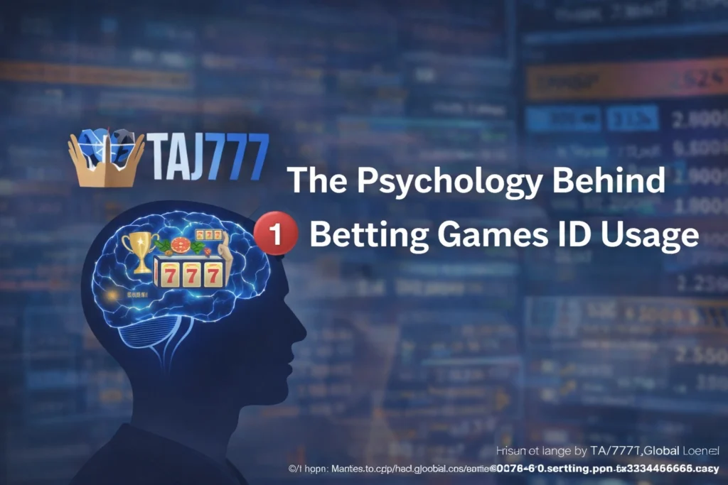 Psychology behind Betting Games ID usage with TAJ777 platform showing emotional and behavioral aspects of online betting